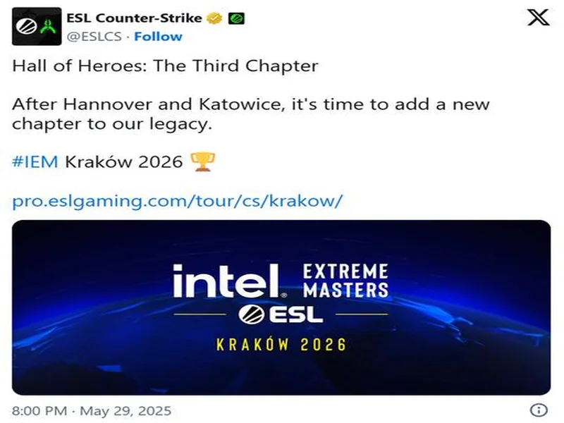 NRG问鼎Frag迈阿密,压哨晋级IEM克拉科夫2026